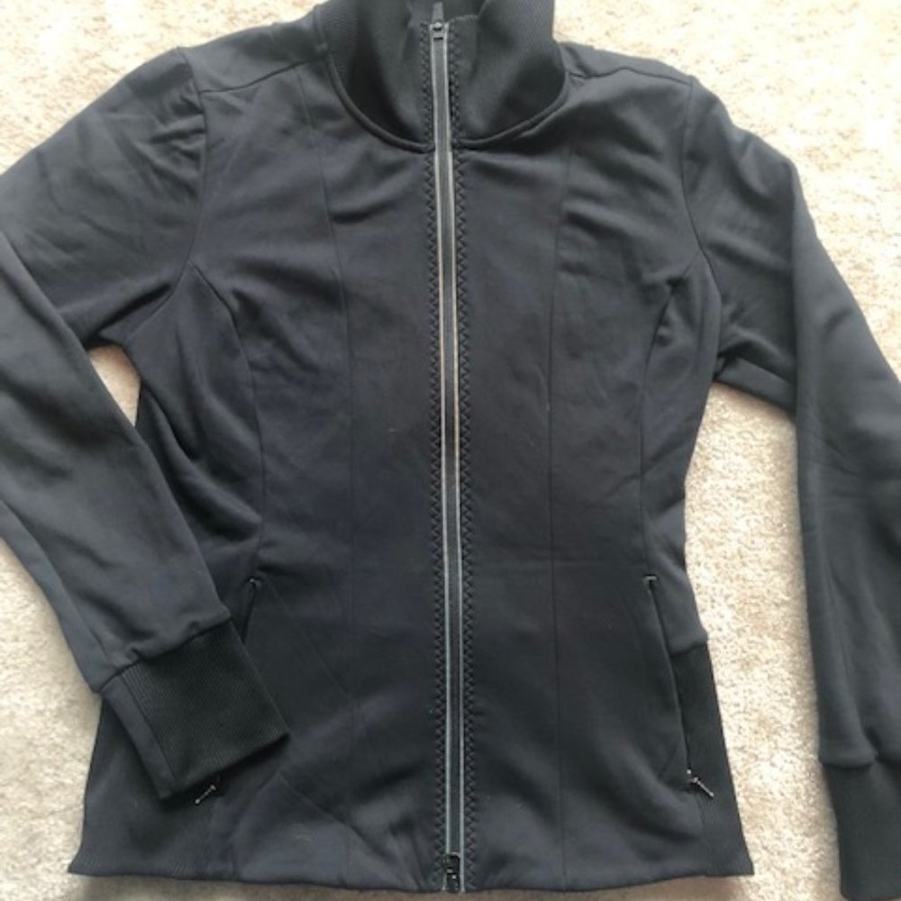 Athleta Black Training Jacket Gem